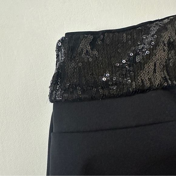 Chiara Boni La Petite Robe di One Shoulder Sequined Top in Black 48 US 12 - Picture 3 of 10